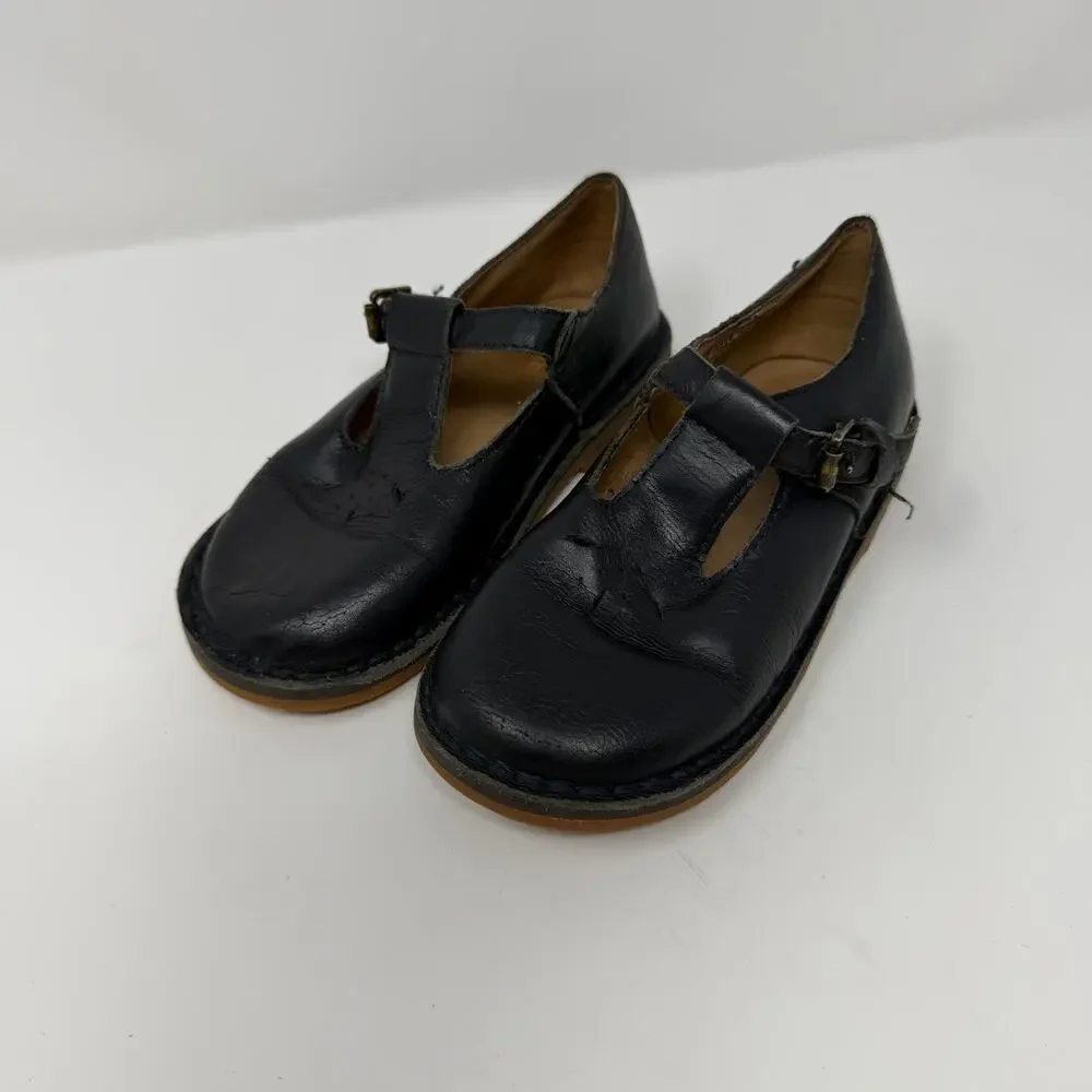 Ralph Lauren Vintage Black Leather Mary Jane Shoes - Toddler 9